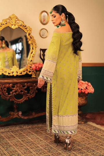 Alkaram FC-20F-22-Lime Green Festive Eid Lawn 2022 Online Shopping